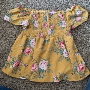 Off the shoulder top